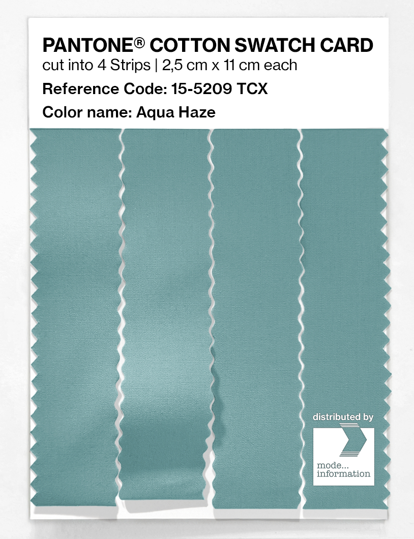 Artikelbild 3 des Artikels “PANTONE® COTTON SWATCH CARD 15-5209 TCX Aqua Haze “