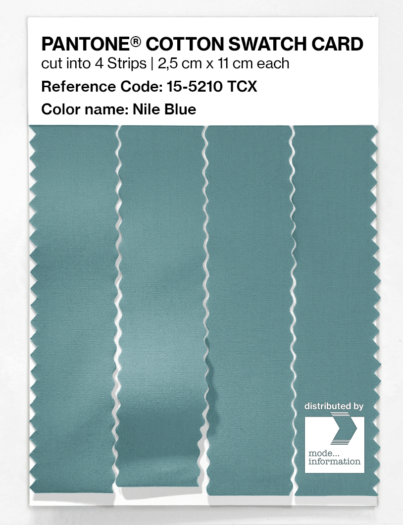 Artikelbild 3 des Artikels “PANTONE® COTTON SWATCH CARD 15-5210 TCX Nile Blue “
