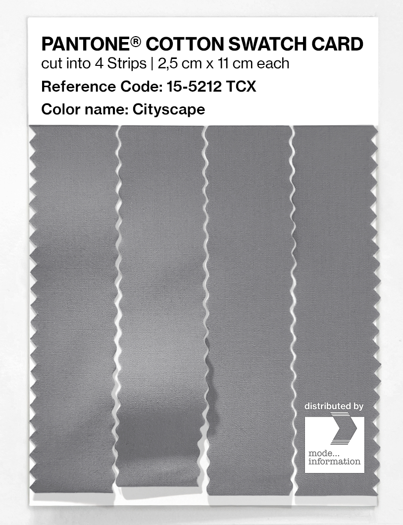 Artikelbild 3 des Artikels “PANTONE® COTTON SWATCH CARD 15-5212 TCX Cityscape “