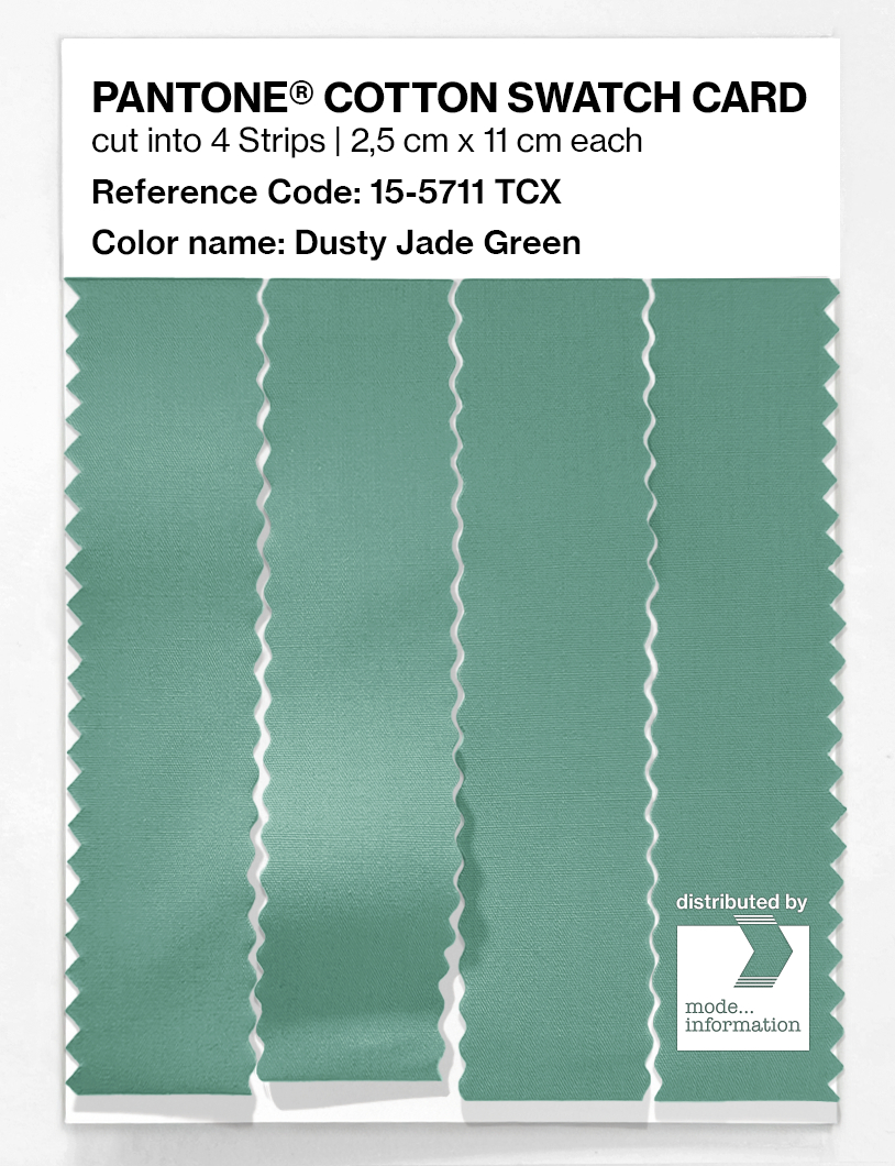 Artikelbild 3 des Artikels “PANTONE® COTTON SWATCH CARD 15-5711 TCX Dusty Jade Green “