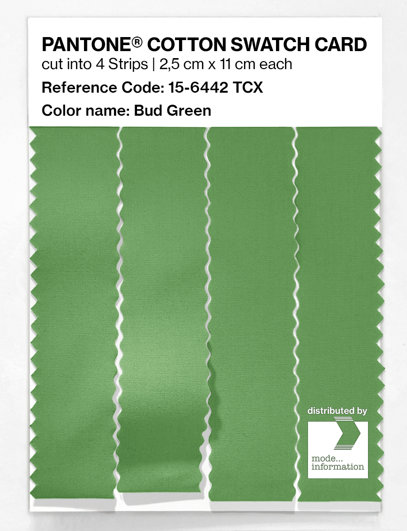 Artikelbild 3 des Artikels “PANTONE® COTTON SWATCH CARD 15-6442 TCX Bud Green “