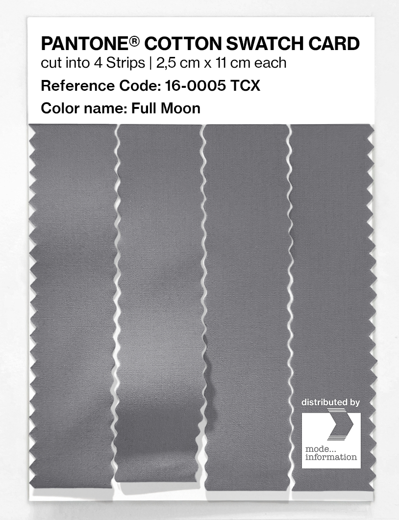Product image 3 of the product “PANTONE® COTTON SWATCH CARD 16-0005 TCX Full Moon ”