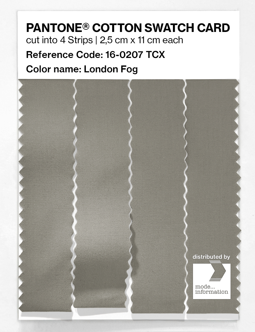 Artikelbild 3 des Artikels “PANTONE® COTTON SWATCH CARD 16-0207 TCX London Fog “