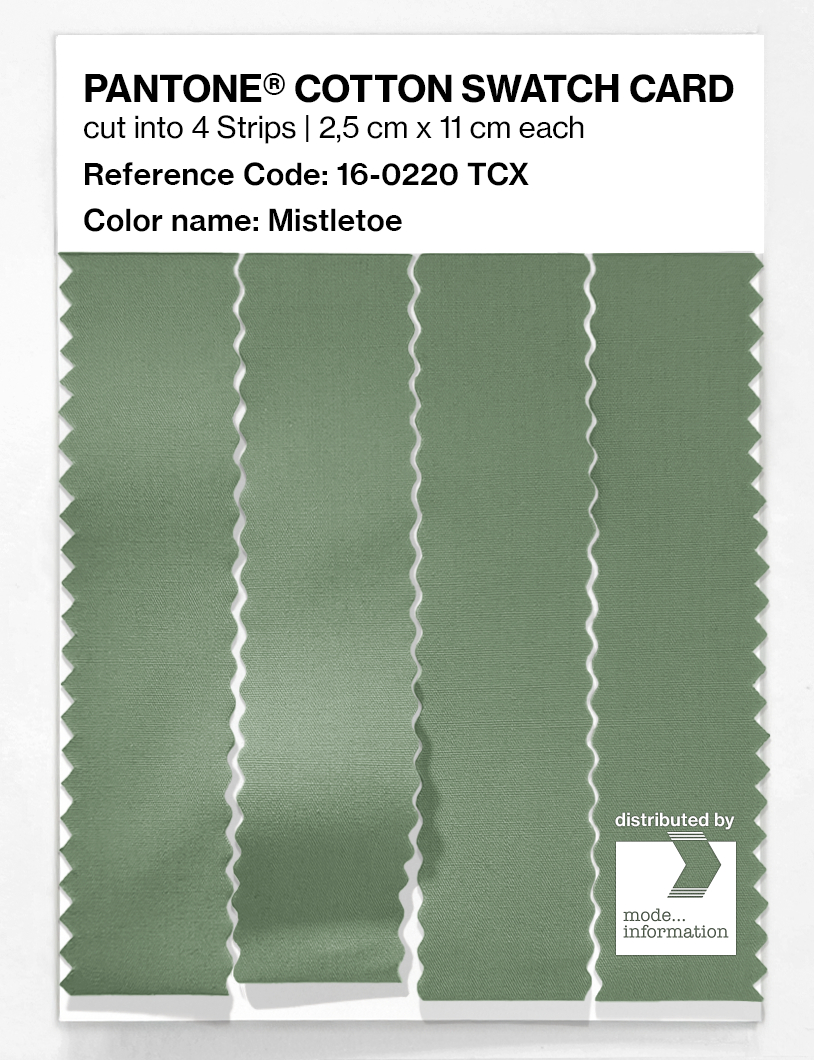 Artikelbild 3 des Artikels “PANTONE® COTTON SWATCH CARD 16-0220 TCX Mistletoe “