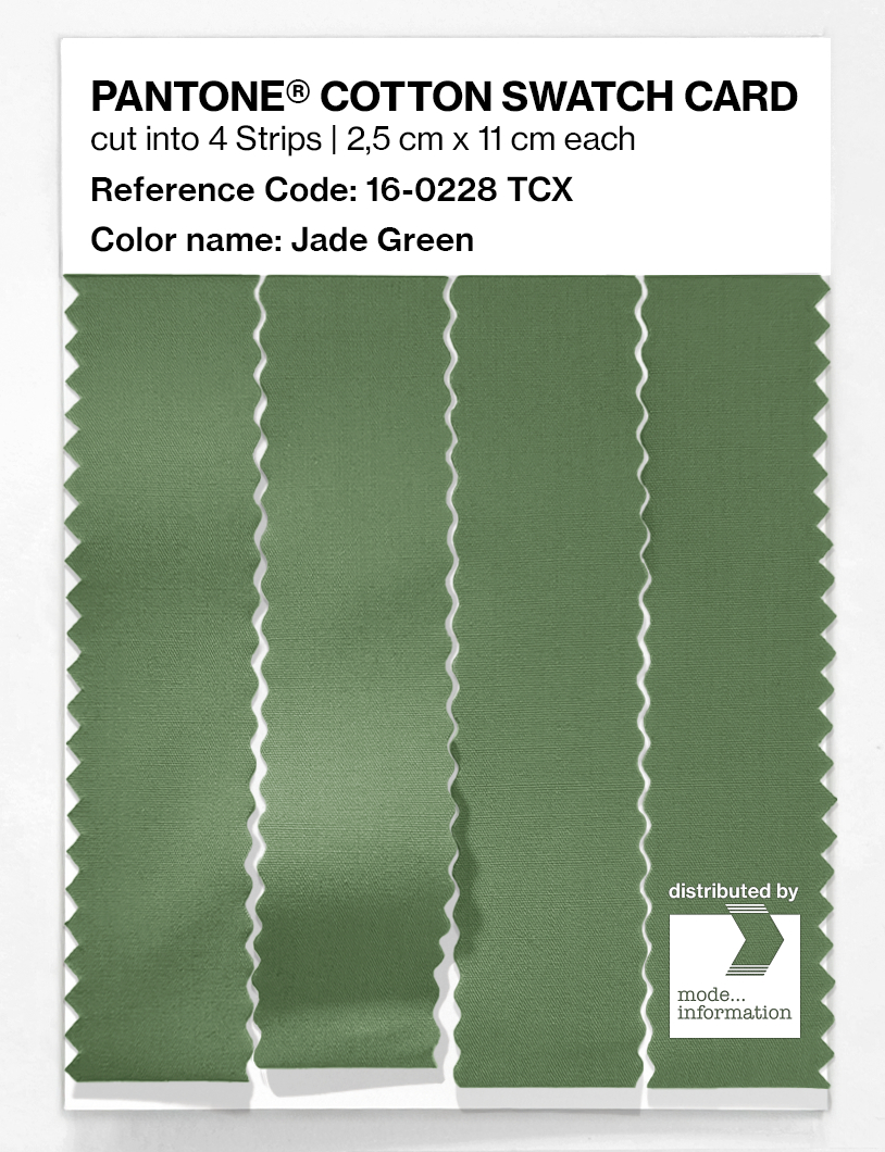 Artikelbild 3 des Artikels “PANTONE® COTTON SWATCH CARD 16-0228 TCX Jade Green “