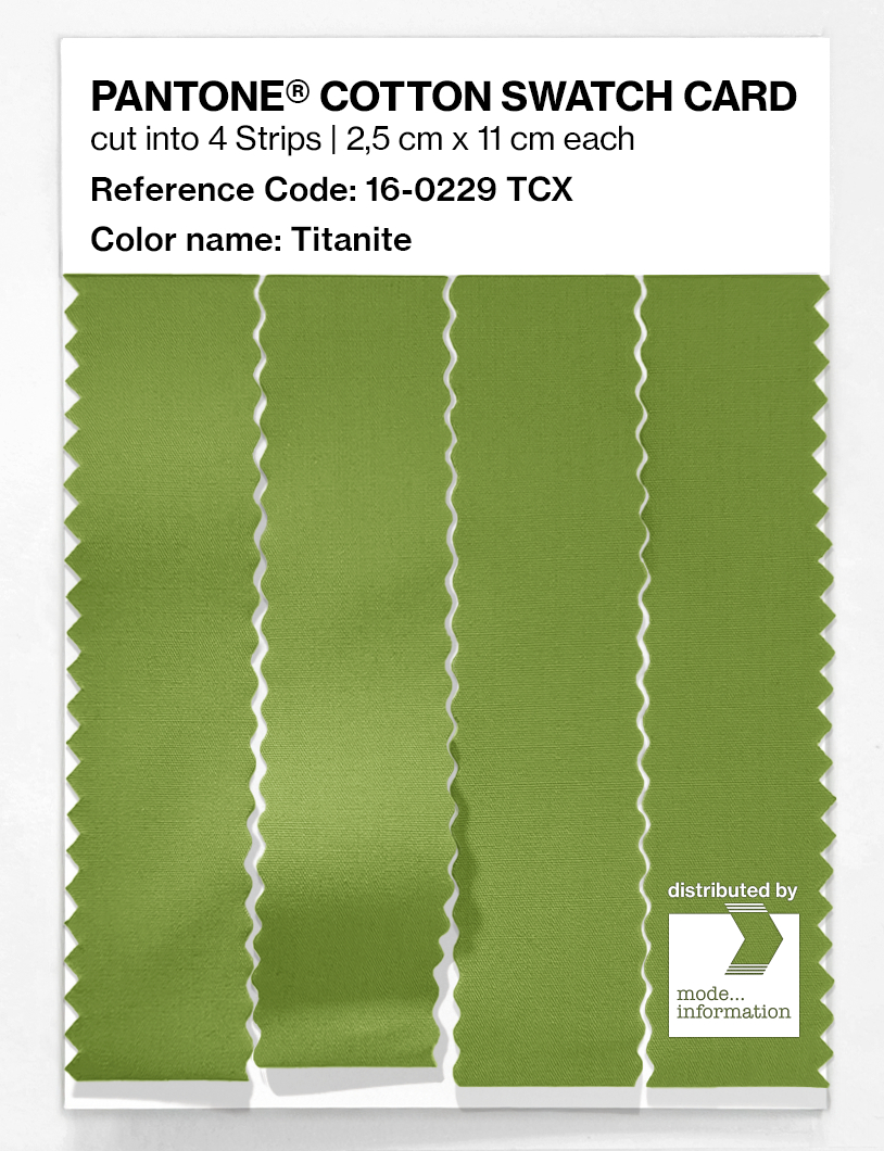 Product image 3 of the product “PANTONE® COTTON SWATCH CARD 16-0229 TCX Titanite ”