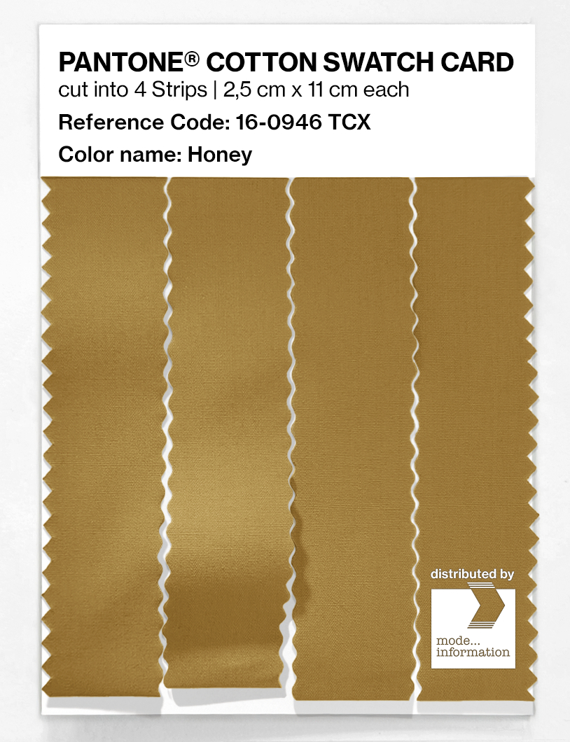 Artikelbild 3 des Artikels “PANTONE® COTTON SWATCH CARD 16-0946 TCX Honey “