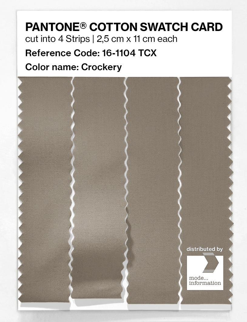 Artikelbild 3 des Artikels “PANTONE® COTTON SWATCH CARD 16-1104 TCX Crockery “