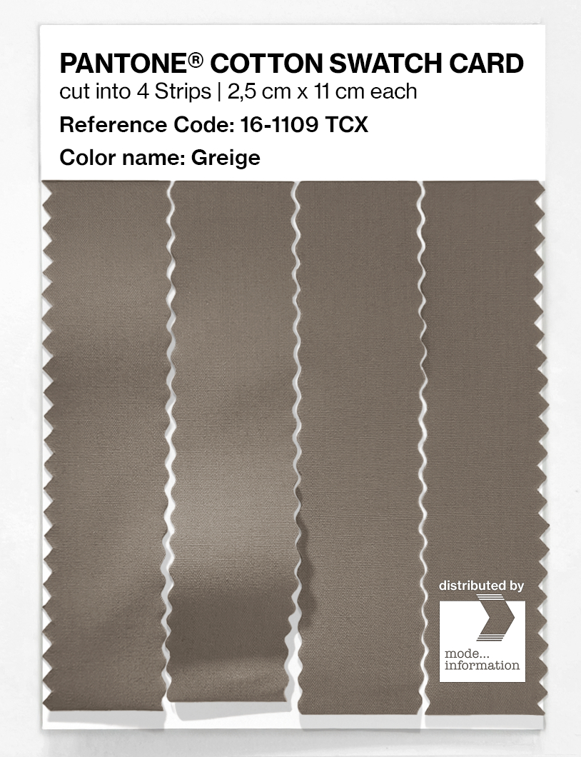 Artikelbild 3 des Artikels “PANTONE® COTTON SWATCH CARD 16-1109 TCX Greige “