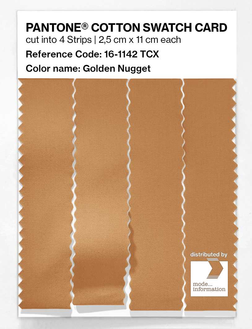 Artikelbild 3 des Artikels “PANTONE® COTTON SWATCH CARD 16-1142 TCX Golden Nugget “