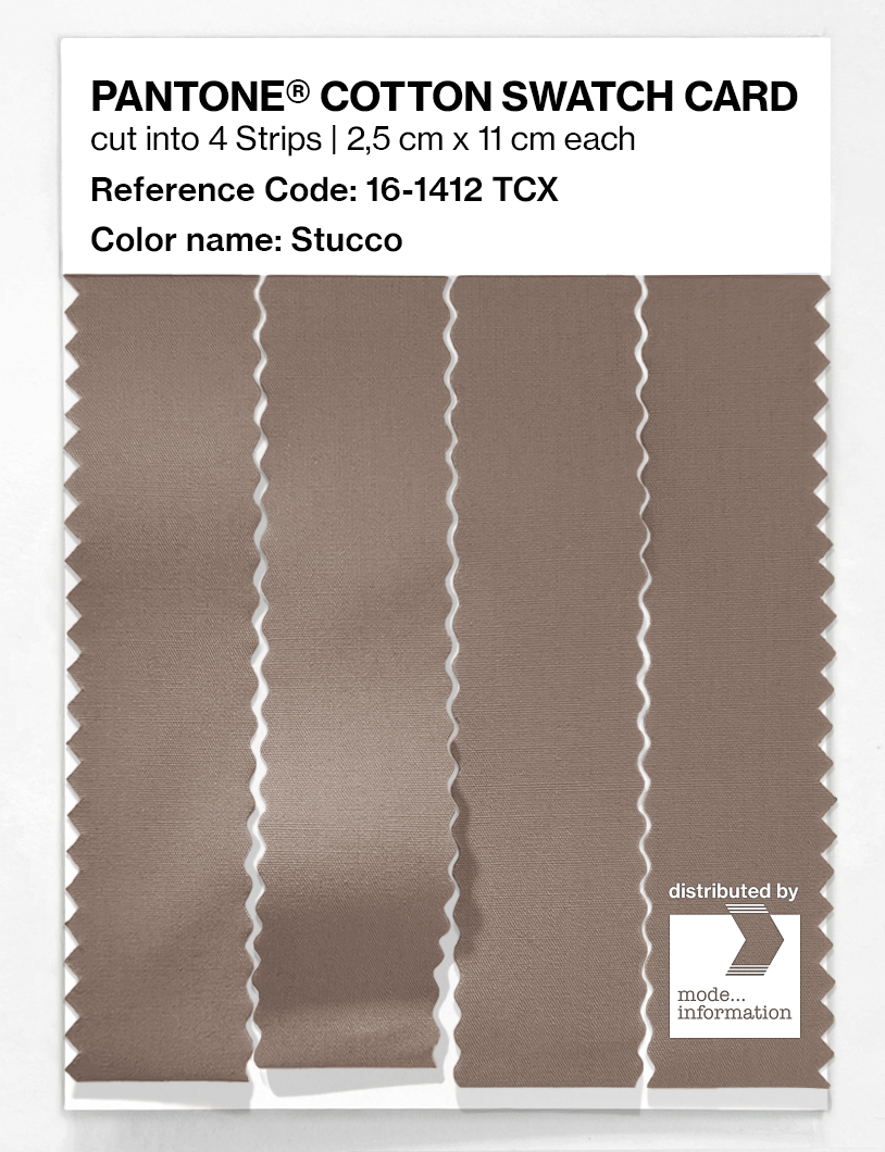 Artikelbild 3 des Artikels “PANTONE® COTTON SWATCH CARD 16-1412 TCX Stucco “