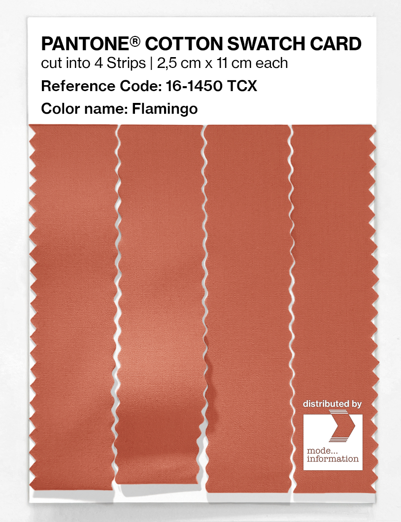 Artikelbild 3 des Artikels “PANTONE® COTTON SWATCH CARD 16-1450 TCX Flamingo “