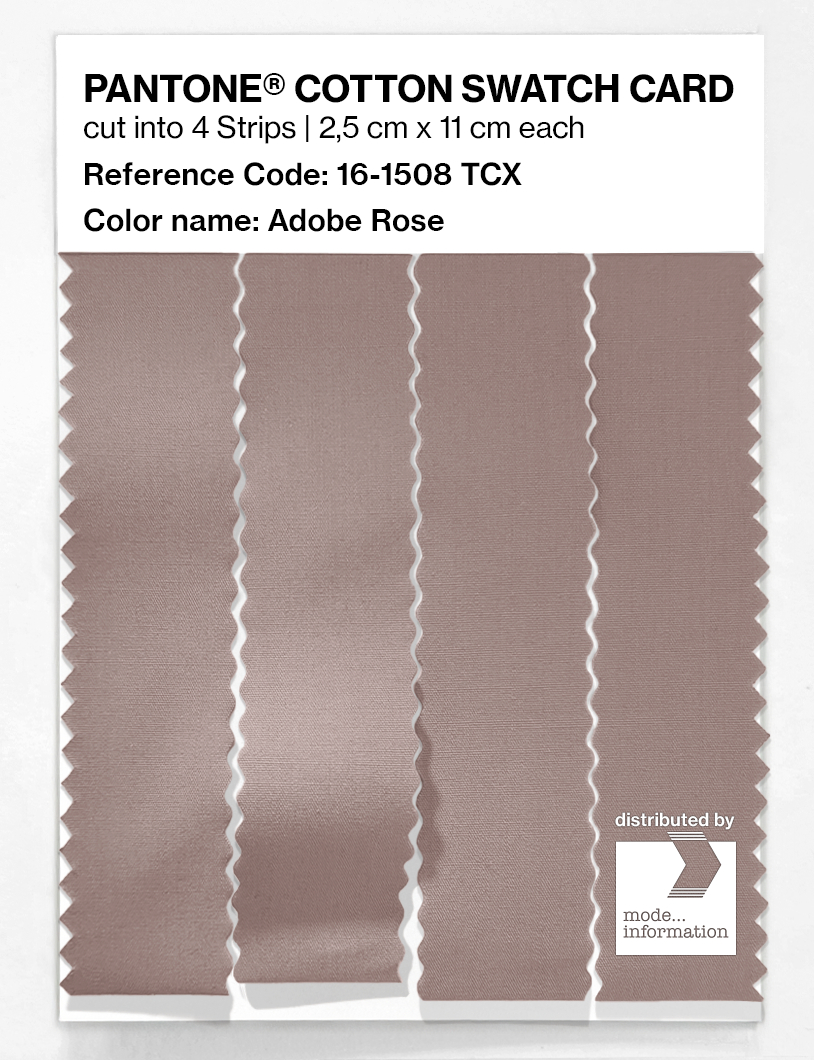 Artikelbild 3 des Artikels “PANTONE® COTTON SWATCH CARD 16-1508 TCX Adobe Rose “