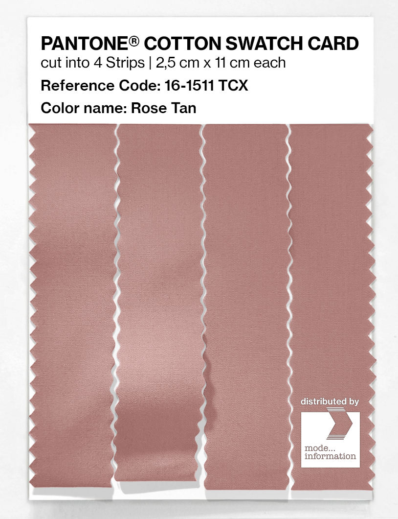 Artikelbild 3 des Artikels “PANTONE® COTTON SWATCH CARD 16-1511 TCX Rose Tan “