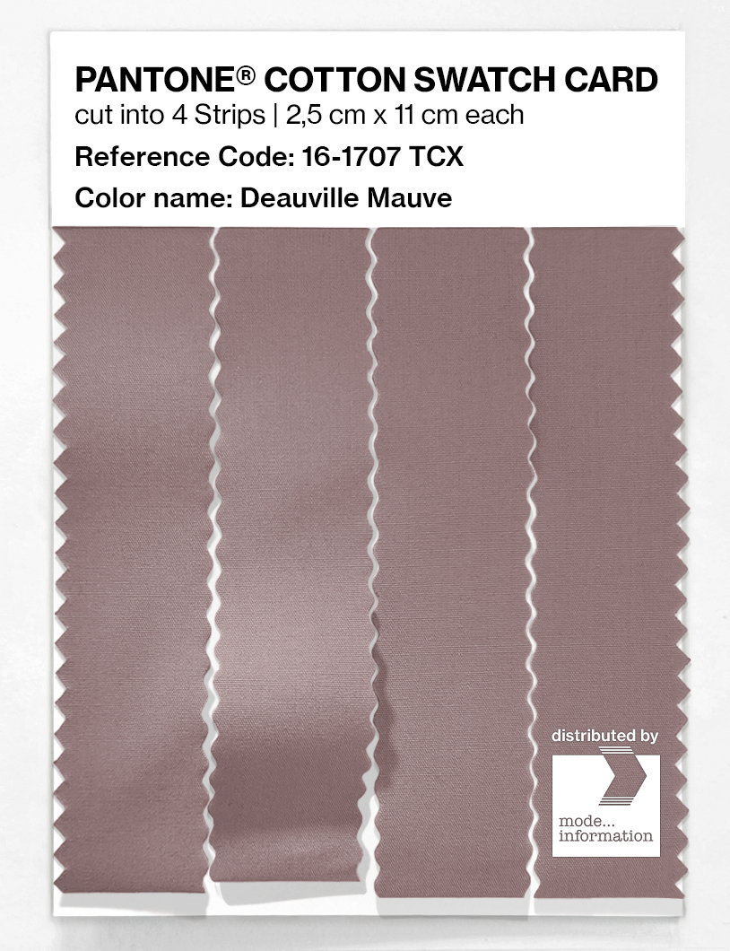 Artikelbild 3 des Artikels “PANTONE® COTTON SWATCH CARD 16-1707 TCX Deauville Mauve “