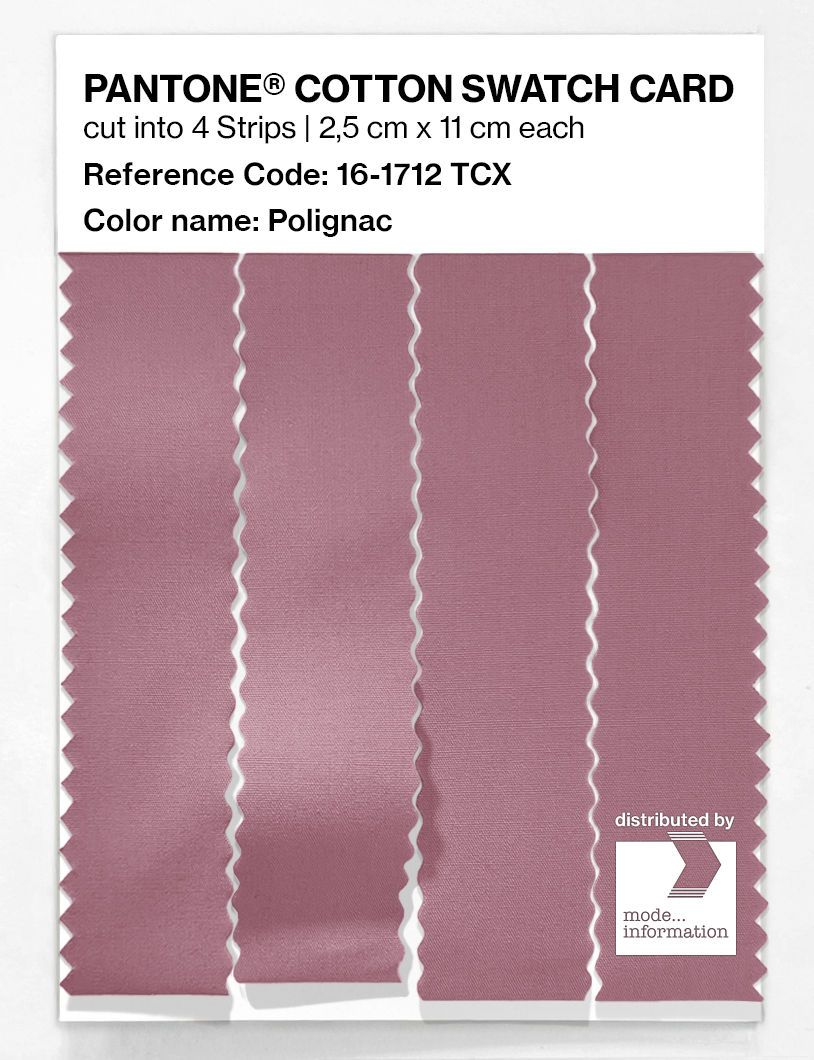 Product image 3 of the product “PANTONE® COTTON SWATCH CARD 16-1712 TCX Polignac ”