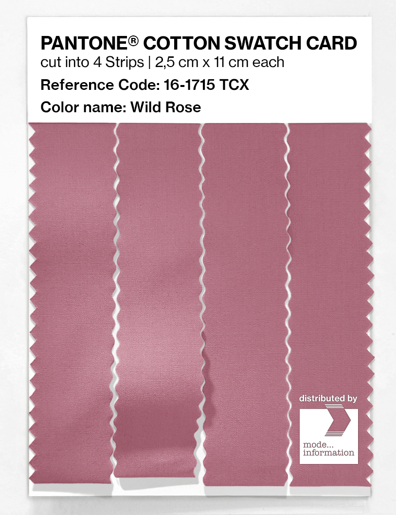 Artikelbild 3 des Artikels “PANTONE® COTTON SWATCH CARD 16-1715 TCX Wild Rose “
