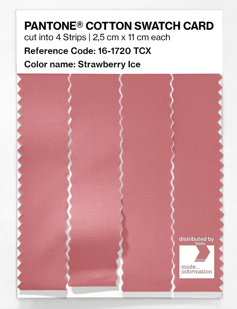 Artikelbild 3 des Artikels “PANTONE® COTTON SWATCH CARD 16-1720 TCX Strawberry Ice “