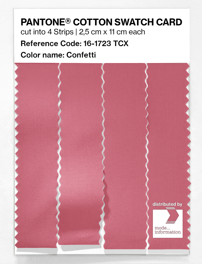 Artikelbild 3 des Artikels “PANTONE® COTTON SWATCH CARD 16-1723 TCX Confetti “