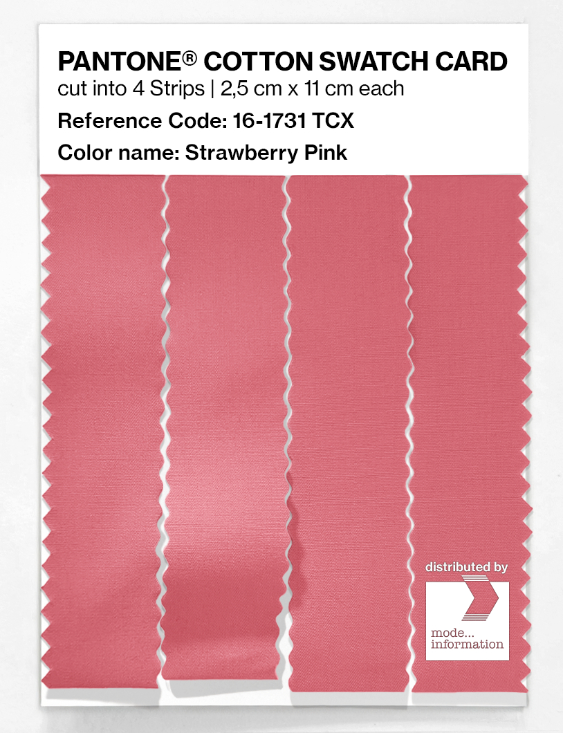Artikelbild 3 des Artikels “PANTONE® COTTON SWATCH CARD 16-1731 TCX Strawberry Pink “