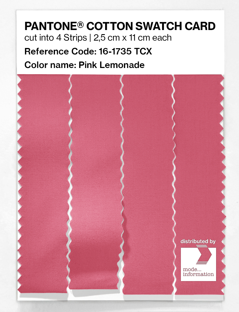 Artikelbild 3 des Artikels “PANTONE® COTTON SWATCH CARD 16-1735 TCX Pink Lemonade “