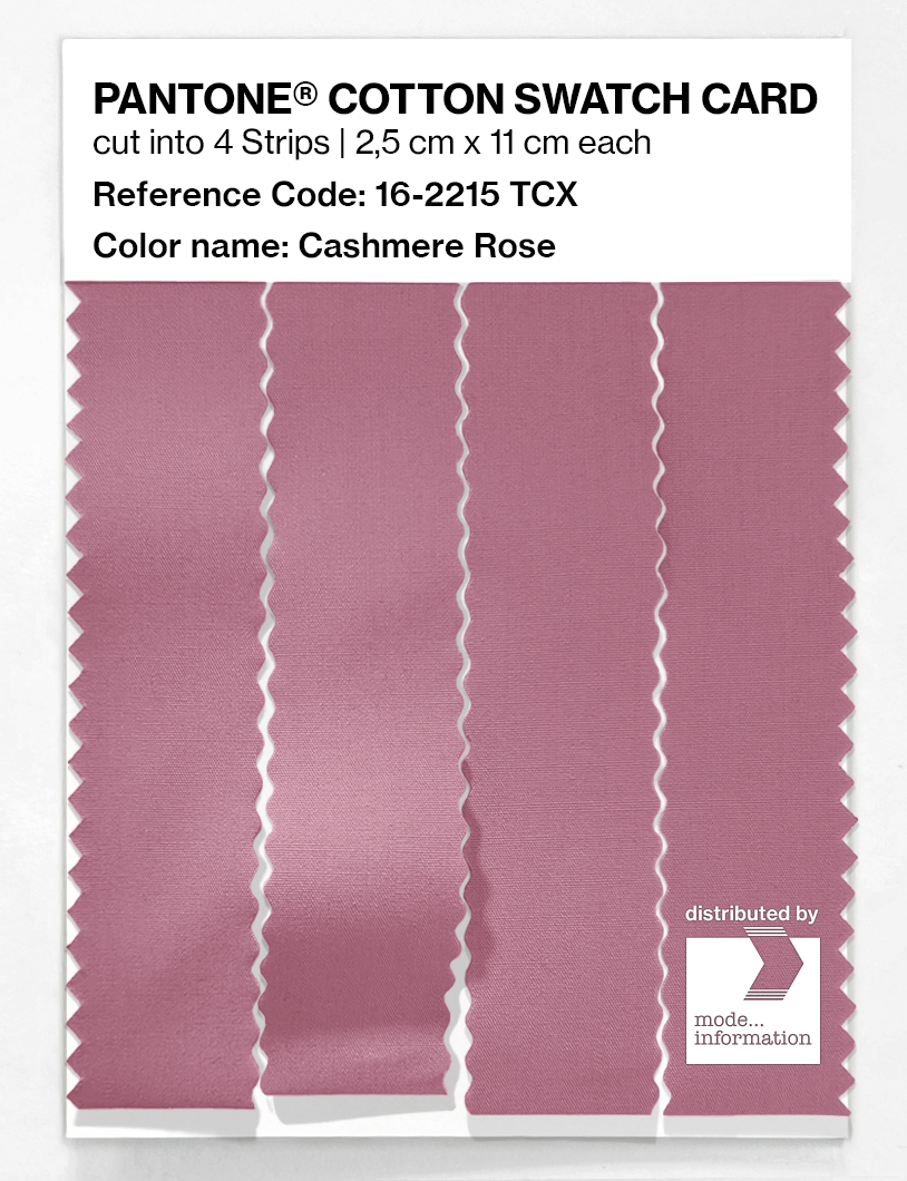 Artikelbild 3 des Artikels “PANTONE® COTTON SWATCH CARD 16-2215 TCX Cashmere Rose “