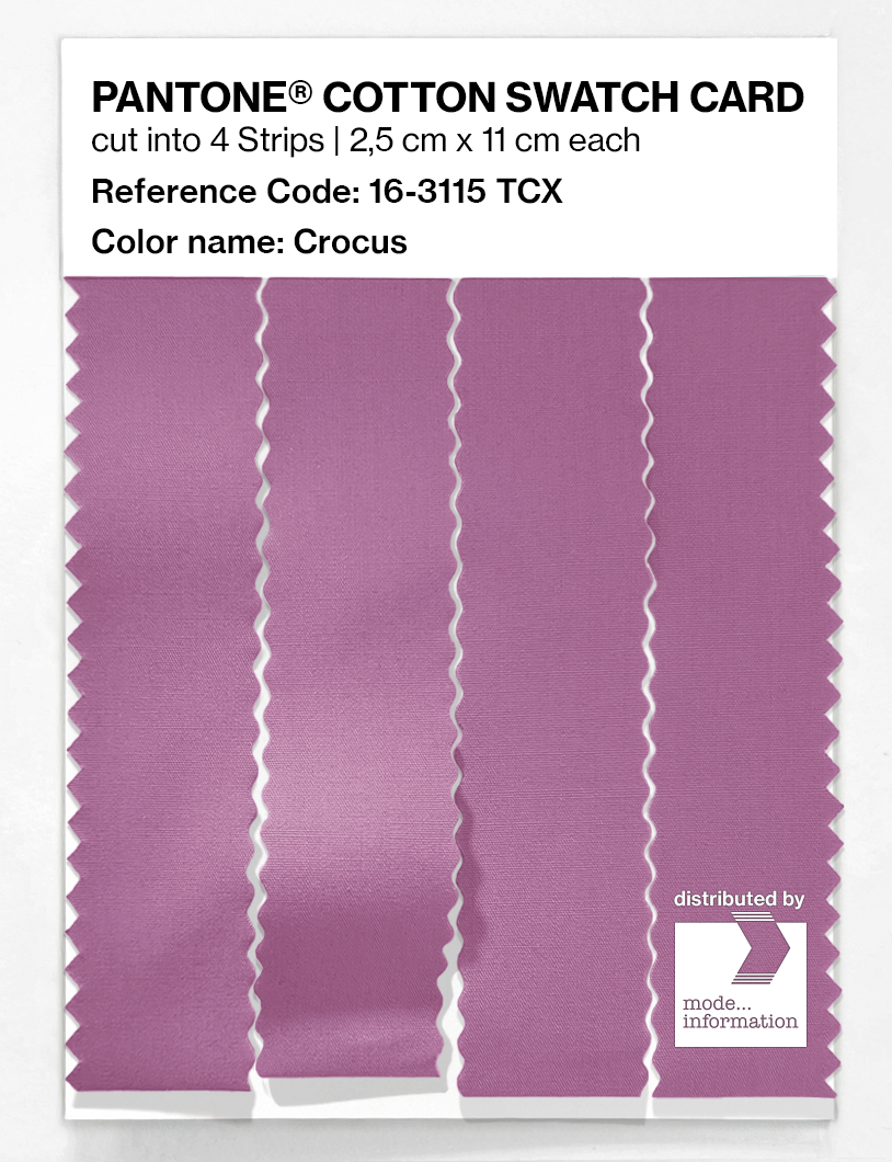 Artikelbild 3 des Artikels “PANTONE® COTTON SWATCH CARD 16-3115 TCX Crocus “