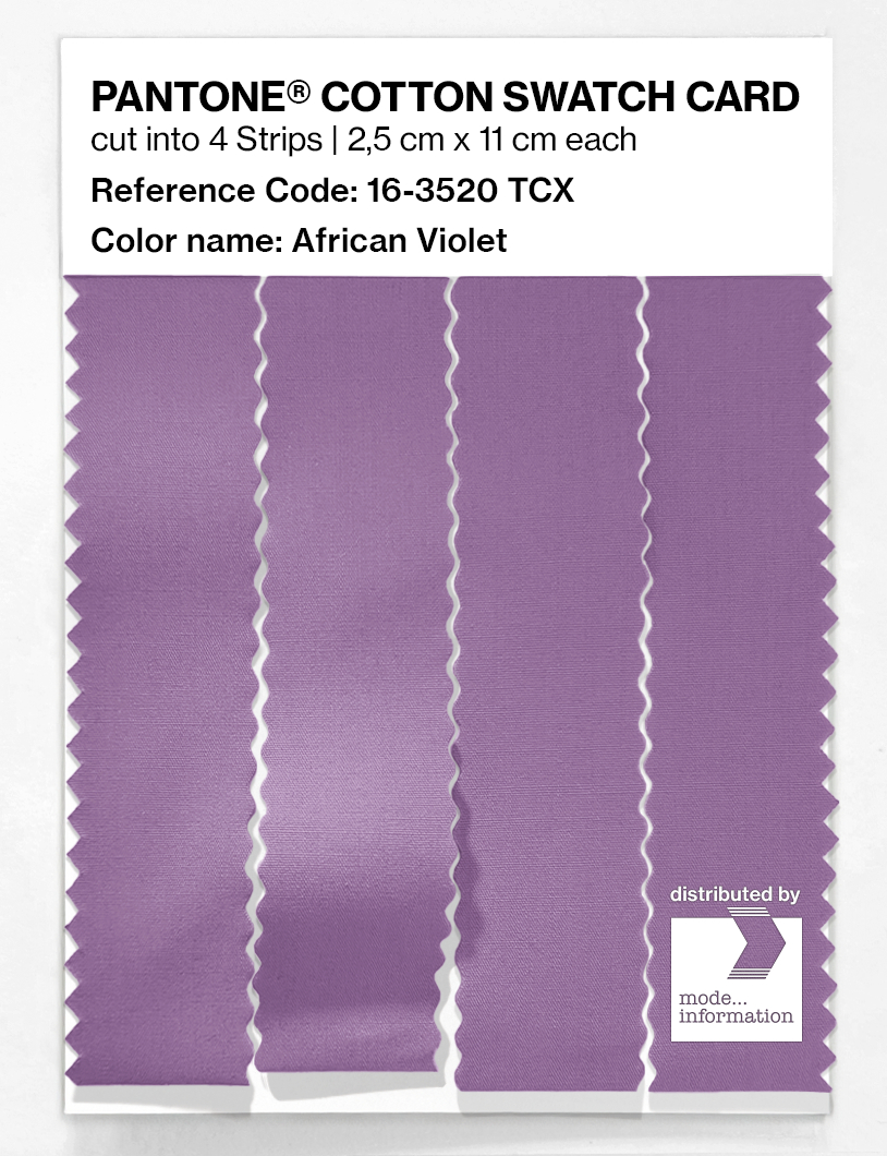 Artikelbild 3 des Artikels “PANTONE® COTTON SWATCH CARD 16-3520 TCX African Violet “