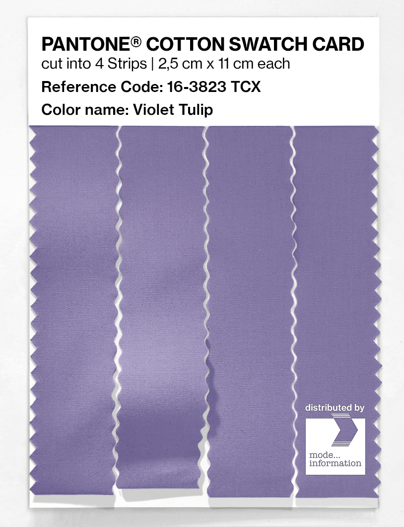 Artikelbild 3 des Artikels “PANTONE® COTTON SWATCH CARD 16-3823 TCX Violet Tulip “