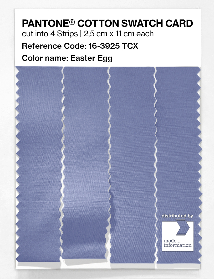 Product image 3 of the product “PANTONE® COTTON SWATCH CARD 16-3925 TCX Easter Egg ”