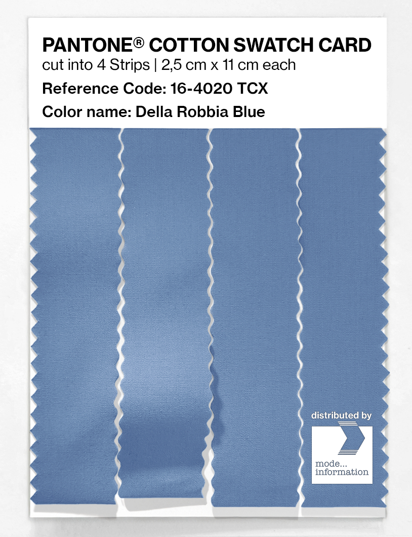 Artikelbild 3 des Artikels “PANTONE® COTTON SWATCH CARD 16-4020 TCX Della Robbia Blue “