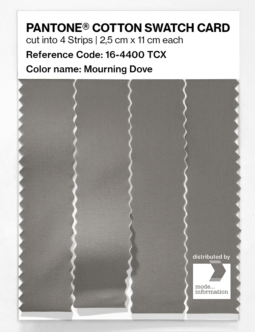 Artikelbild 3 des Artikels “PANTONE® COTTON SWATCH CARD 16-4400 TCX Mourning Dove “