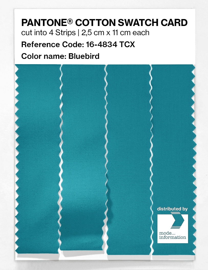 Artikelbild 3 des Artikels “PANTONE® COTTON SWATCH CARD 16-4834 TCX Bluebird “