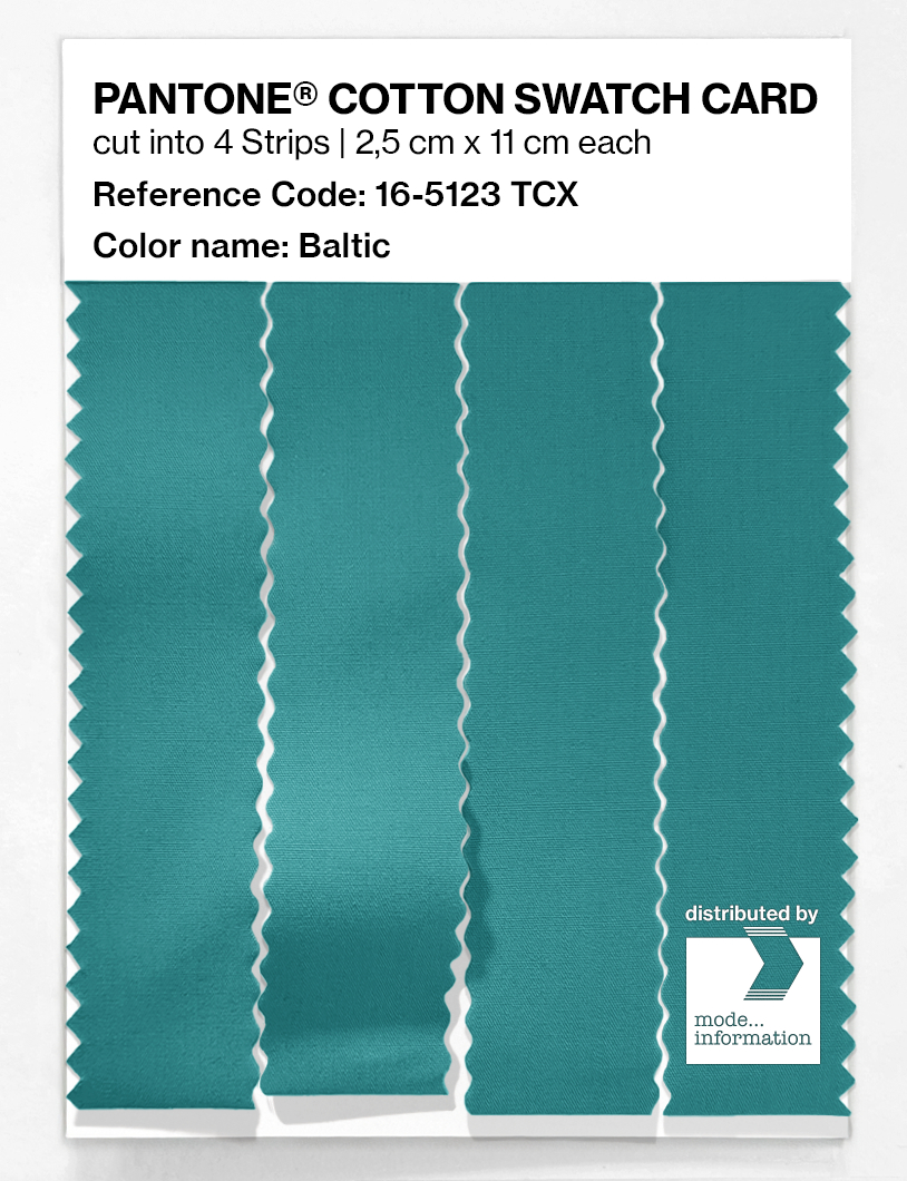 Artikelbild 3 des Artikels “PANTONE® COTTON SWATCH CARD 16-5123 TCX Baltic “