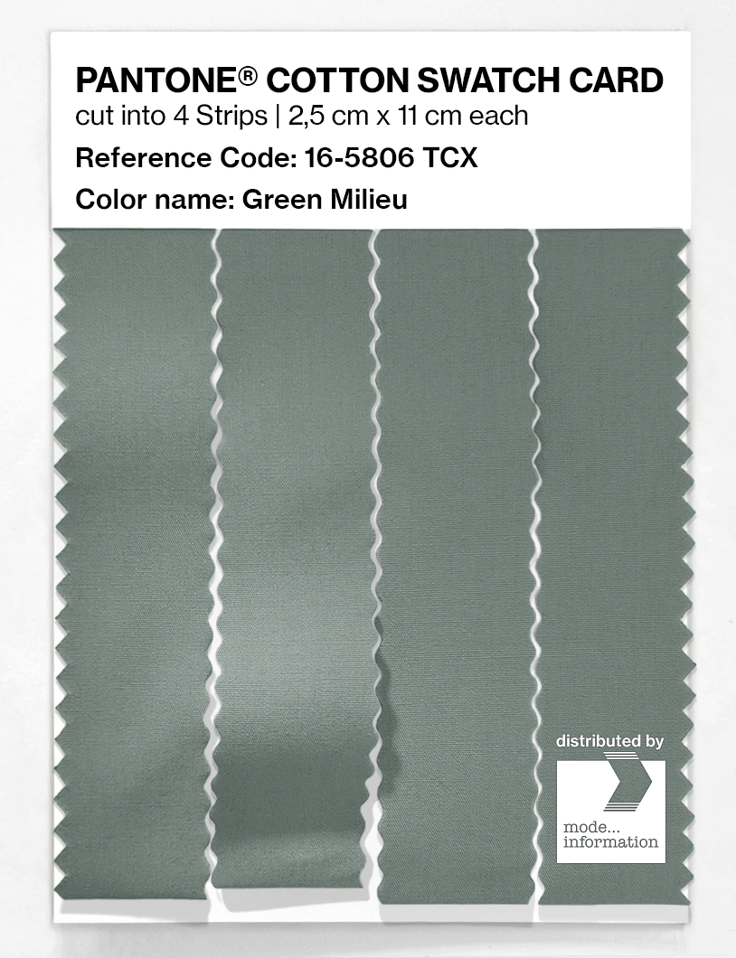 Artikelbild 3 des Artikels “PANTONE® COTTON SWATCH CARD 16-5806 TCX Green Milieu “