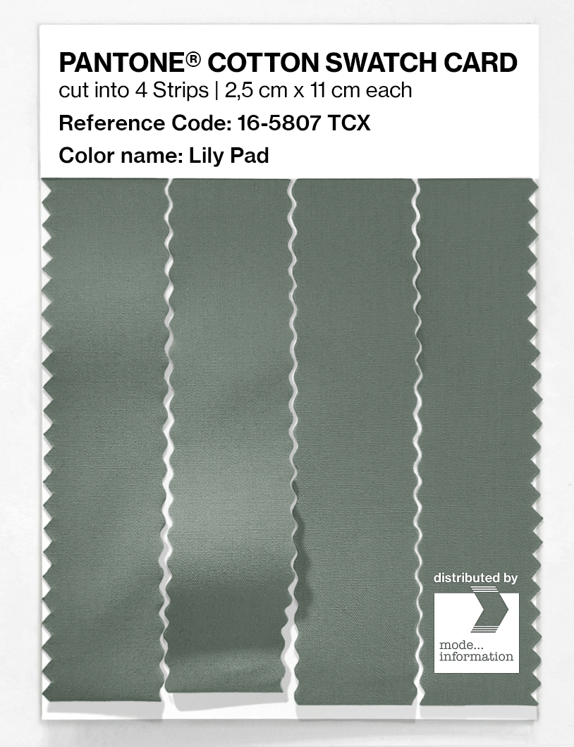 Artikelbild 3 des Artikels “PANTONE® COTTON SWATCH CARD 16-5807 TCX Lily Pad “
