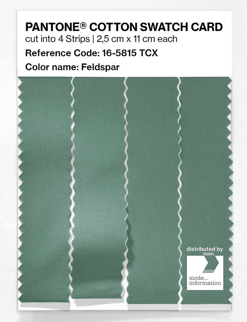 Product image 3 of the product “PANTONE® COTTON SWATCH CARD 16-5815 TCX Feldspar ”