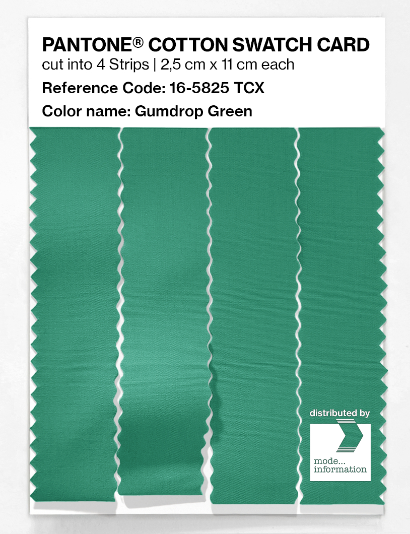 Artikelbild 3 des Artikels “PANTONE® COTTON SWATCH CARD 16-5825 TCX Gumdrop Green “