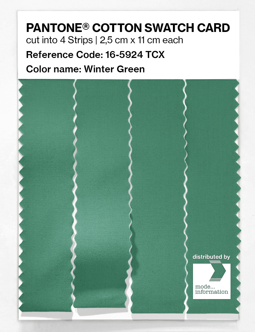 Artikelbild 3 des Artikels “PANTONE® COTTON SWATCH CARD 16-5924 TCX Winter Green “