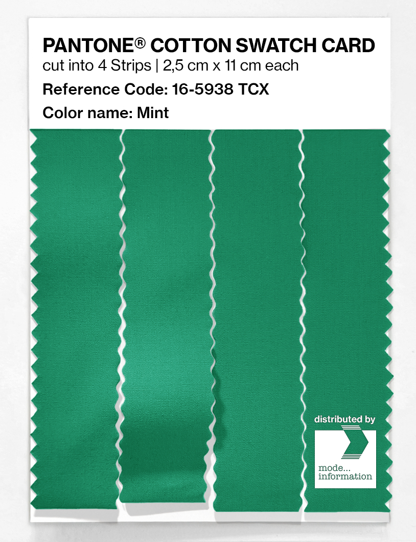 Artikelbild 3 des Artikels “PANTONE® COTTON SWATCH CARD 16-5938 TCX Mint “
