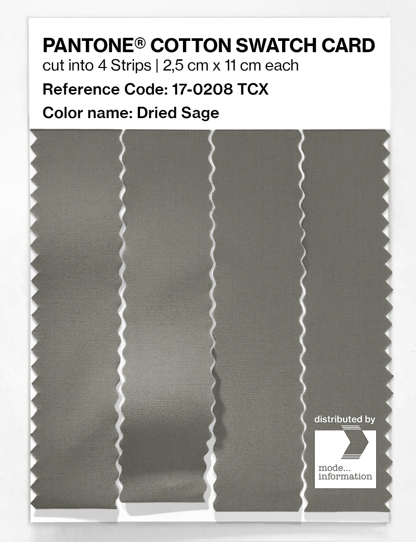 Artikelbild 3 des Artikels “PANTONE® COTTON SWATCH CARD 17-0208 TCX Dried Sage “