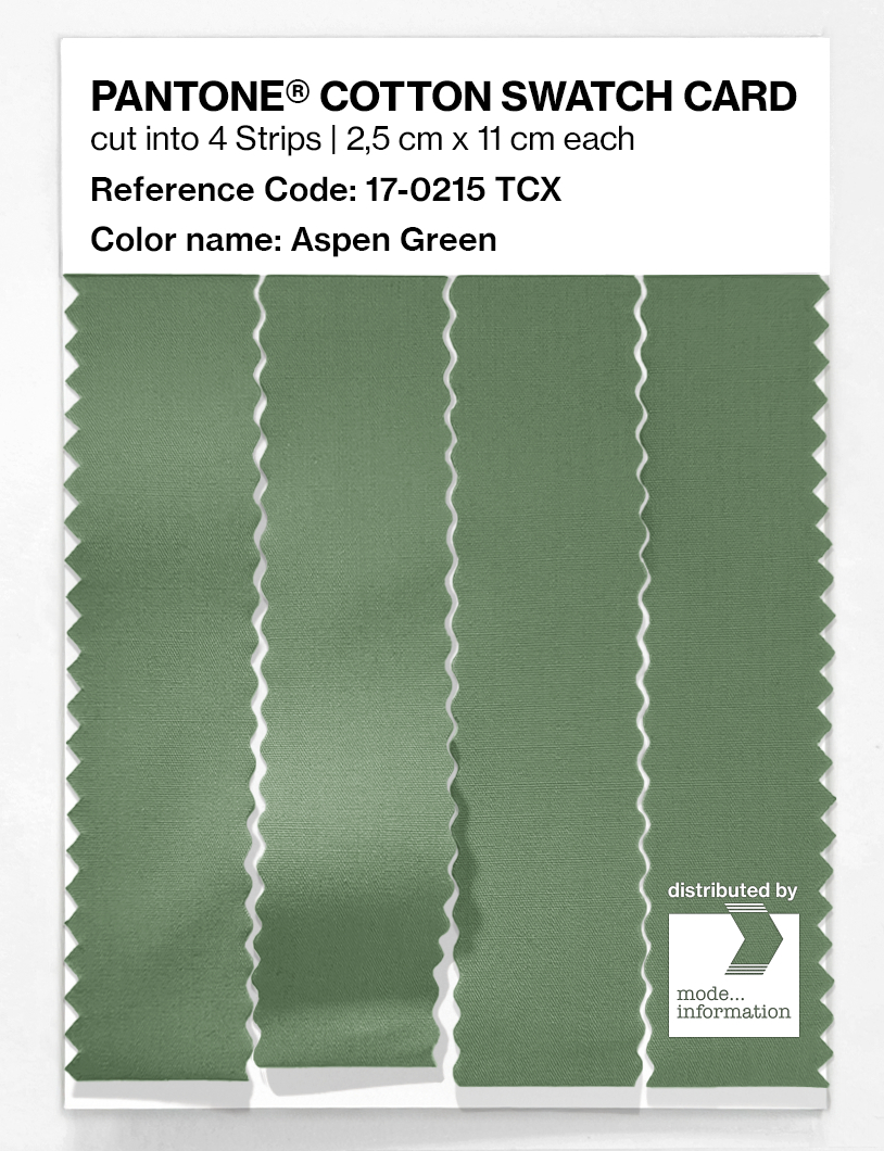 Artikelbild 3 des Artikels “PANTONE® COTTON SWATCH CARD 17-0215 TCX Aspen Green “