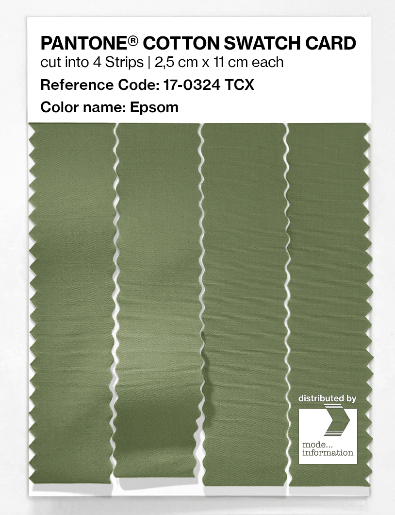 Product image 3 of the product “PANTONE® COTTON SWATCH CARD 17-0324 TCX Epsom ”