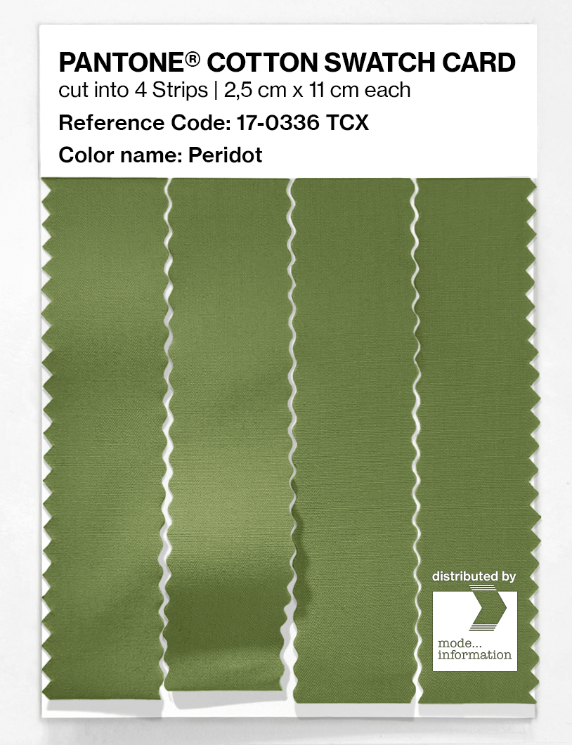 Artikelbild 3 des Artikels “PANTONE® COTTON SWATCH CARD 17-0336 TCX Peridot “