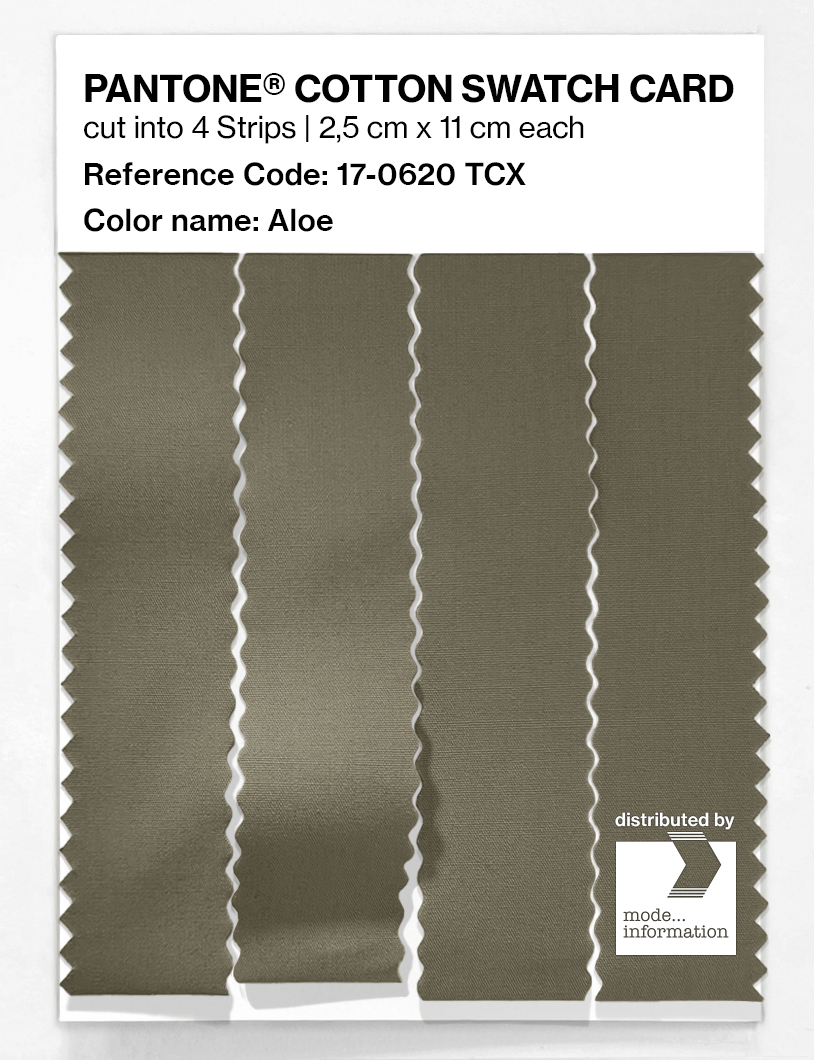 Artikelbild 3 des Artikels “PANTONE® COTTON SWATCH CARD 17-0620 TCX Aloe “