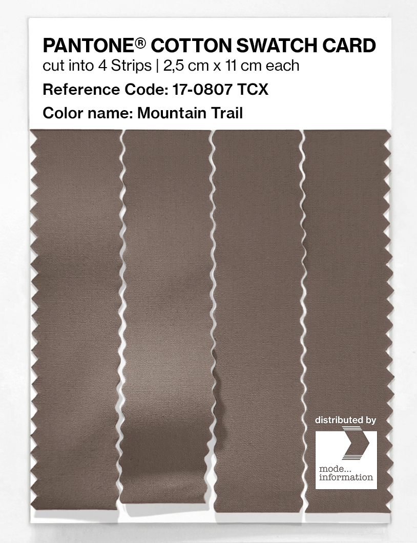 Artikelbild 3 des Artikels “PANTONE® COTTON SWATCH CARD 17-0807 TCX Mountain Trail “
