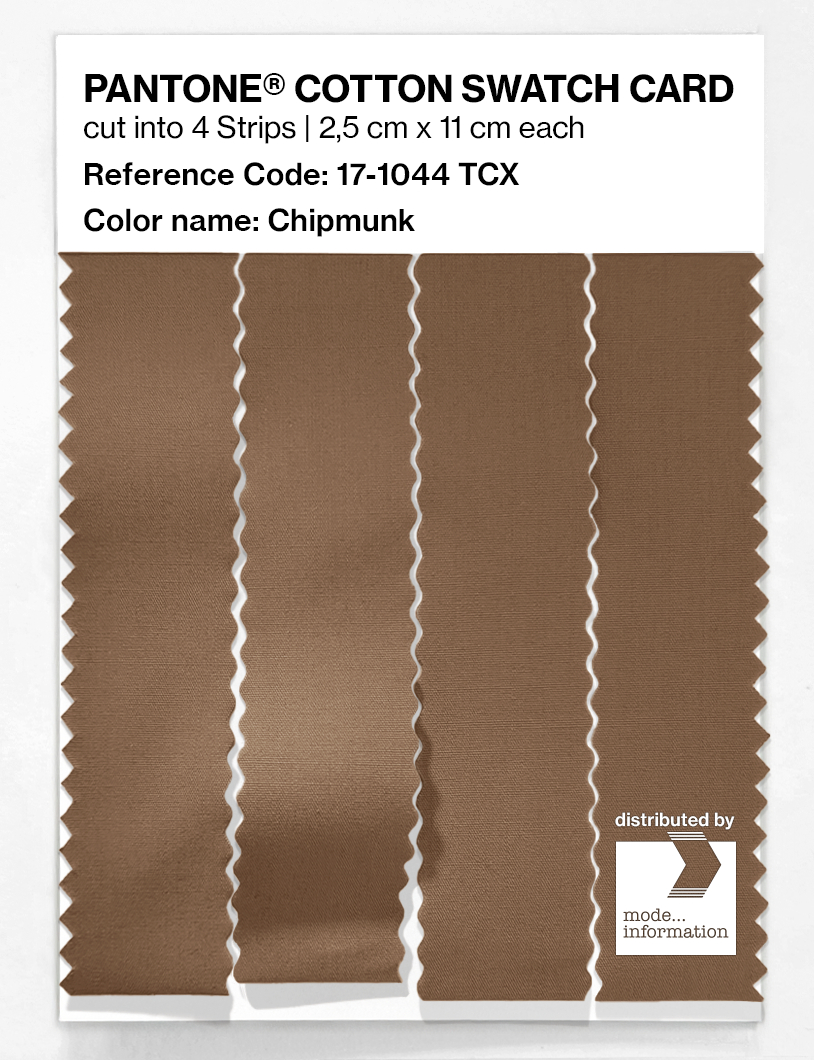 Artikelbild 3 des Artikels “PANTONE® COTTON SWATCH CARD 17-1044 TCX Chipmunk “