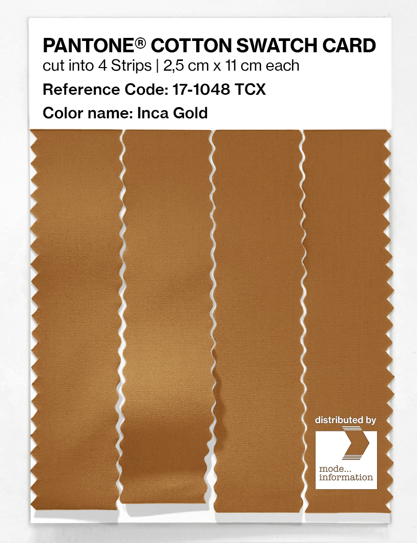 Artikelbild 3 des Artikels “PANTONE® COTTON SWATCH CARD 17-1048 TCX Inca Gold “