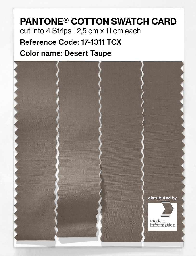 Artikelbild 3 des Artikels “PANTONE® COTTON SWATCH CARD 17-1311 TCX Desert Taupe “