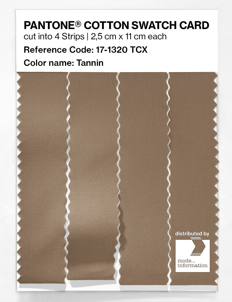 Artikelbild 3 des Artikels “PANTONE® COTTON SWATCH CARD 17-1320 TCX Tannin “
